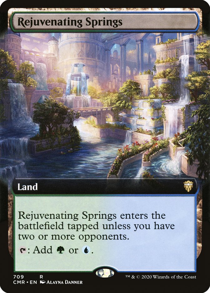 Rejuvenating Springs (Extended Art) [Commander Legends] | Chromatic Games