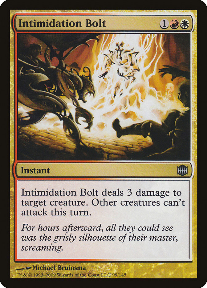 Intimidation Bolt [Alara Reborn] | Chromatic Games