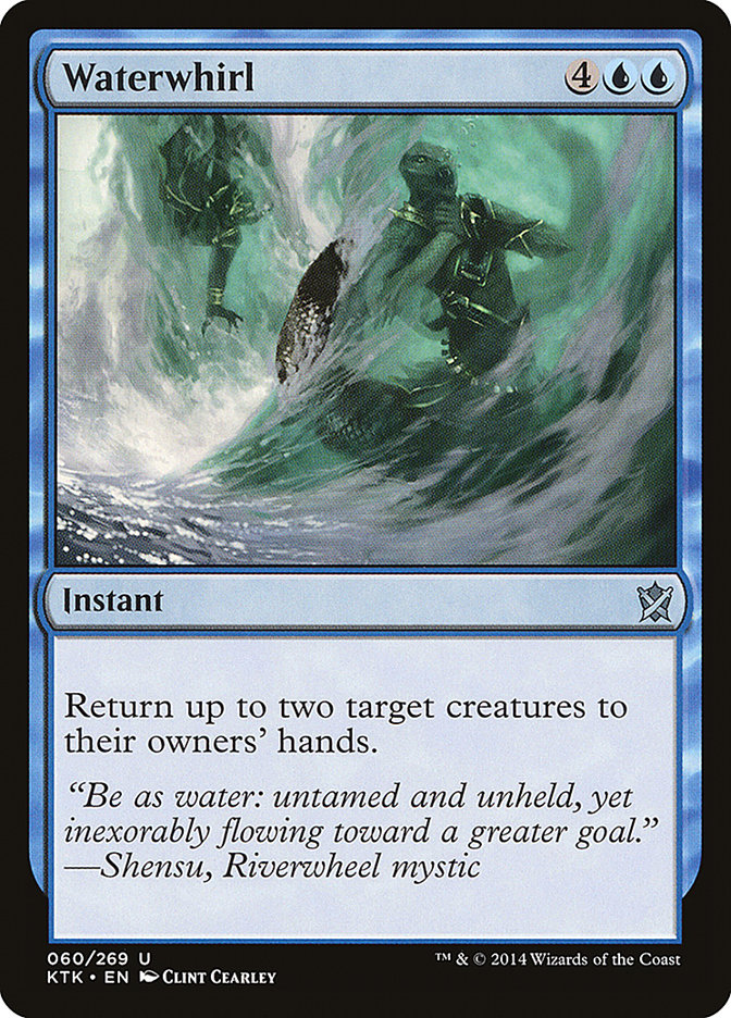 Waterwhirl [Khans of Tarkir] | Chromatic Games