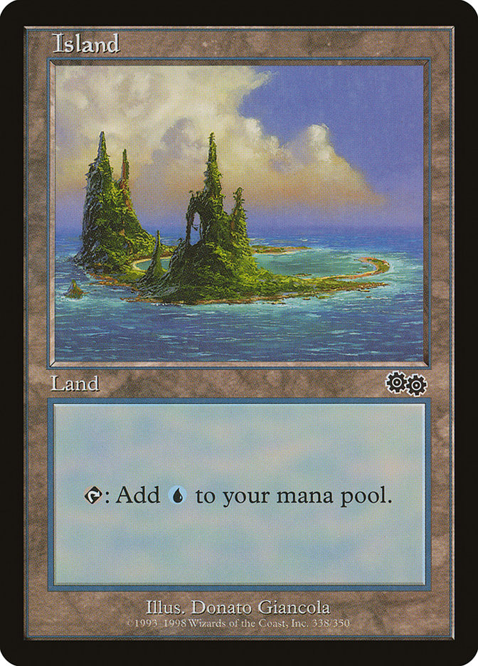 Island (338) [Urza's Saga] | Chromatic Games