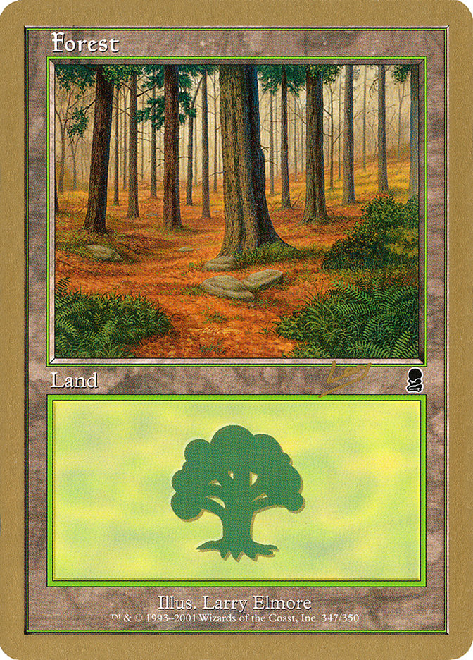 Forest (rl347) (Raphael Levy) [World Championship Decks 2002] | Chromatic Games