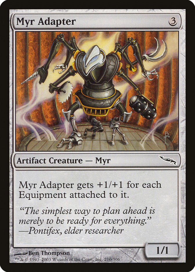 Myr Adapter [Mirrodin] | Chromatic Games