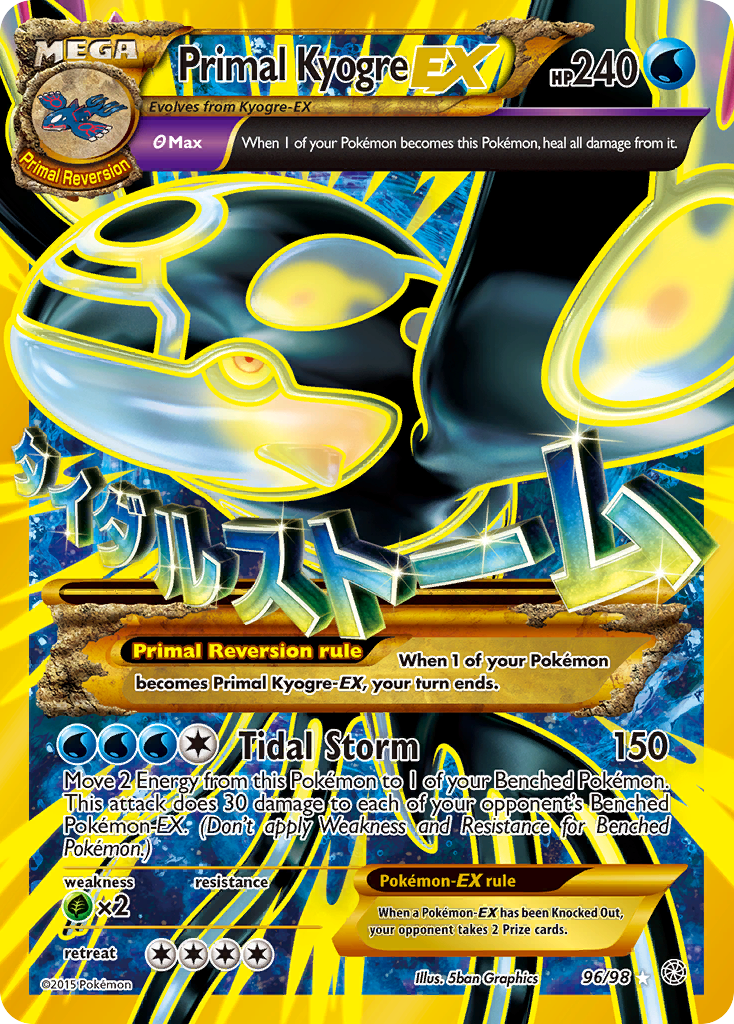 Primal Kyogre EX (96/98) [XY: Ancient Origins] | Chromatic Games