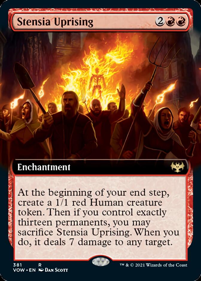 Stensia Uprising (Extended Art) [Innistrad: Crimson Vow] | Chromatic Games