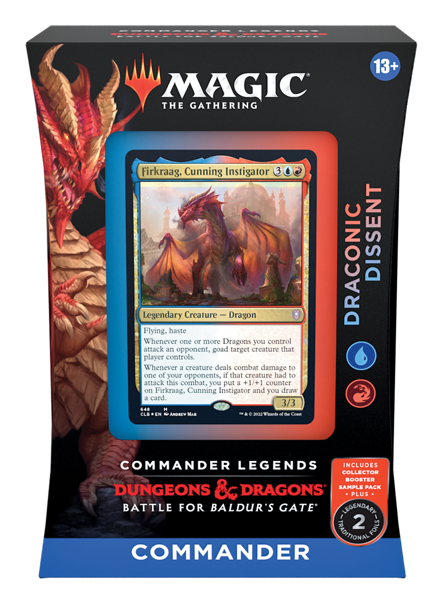 Commander Legends: Battle for Baldur's Gate - Commander Deck (Draconic Dissent) | Chromatic Games