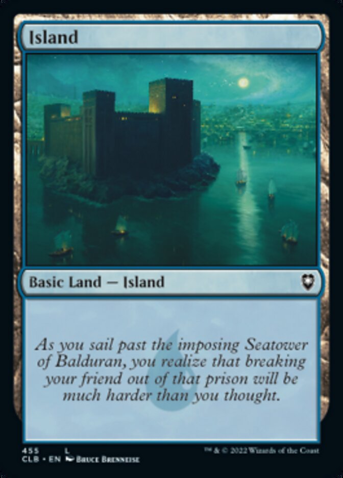 Island (455) [Commander Legends: Battle for Baldur's Gate] | Chromatic Games