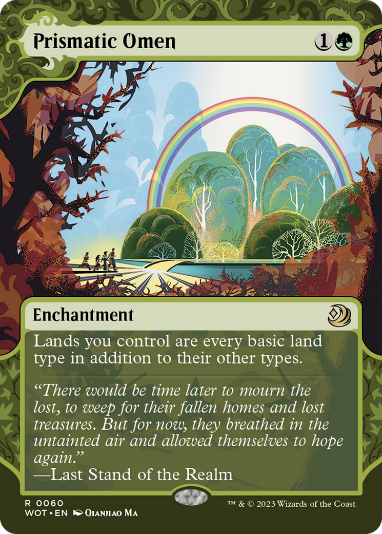 Prismatic Omen [Wilds of Eldraine: Enchanting Tales] | Chromatic Games