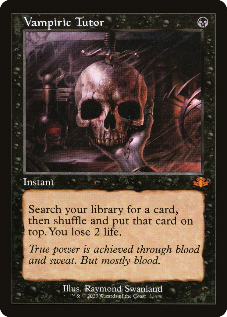 Vampiric Tutor (Retro) [Dominaria Remastered] | Chromatic Games