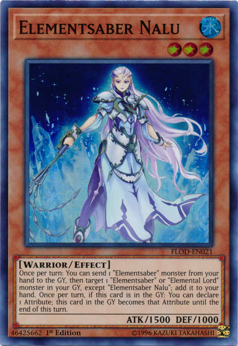 Elementsaber Nalu [FLOD-EN021] Super Rare | Chromatic Games