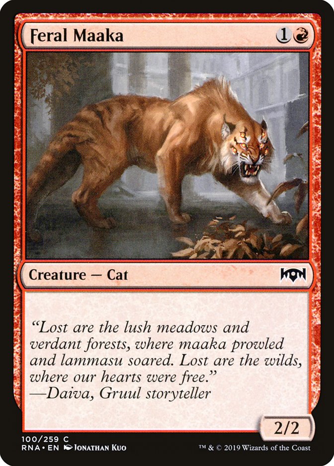 Feral Maaka [Ravnica Allegiance] | Chromatic Games