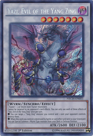 Yazi, Evil of the Yang Zing [NECH-EN051] Secret Rare | Chromatic Games