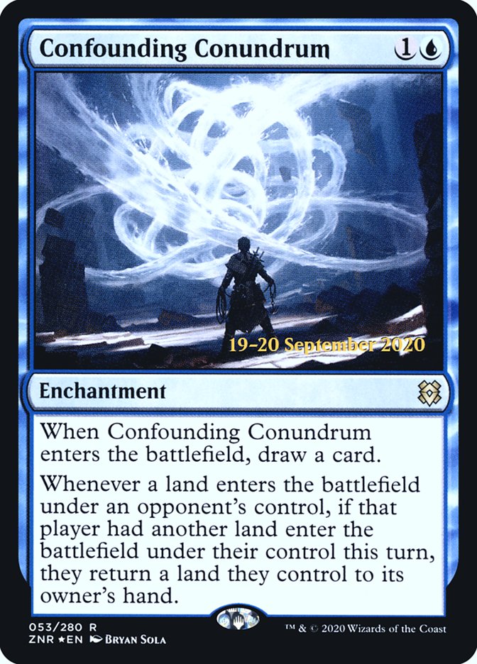 Confounding Conundrum [Zendikar Rising Prerelease Promos] | Chromatic Games