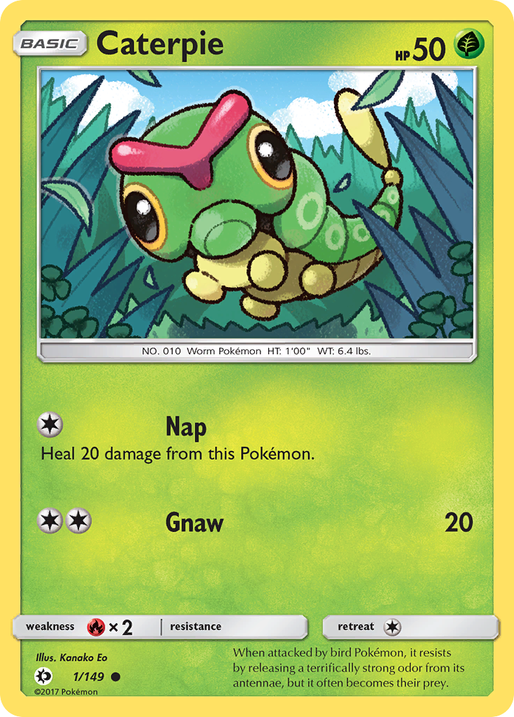 Caterpie (1/149) [Sun & Moon: Base Set] | Chromatic Games