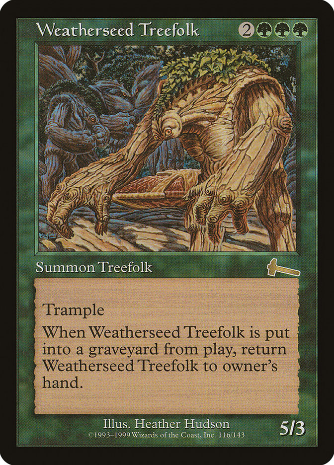 Weatherseed Treefolk [Urza's Legacy] | Chromatic Games