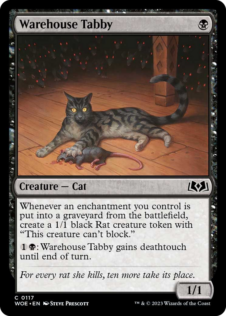 Warehouse Tabby [Wilds of Eldraine] | Chromatic Games