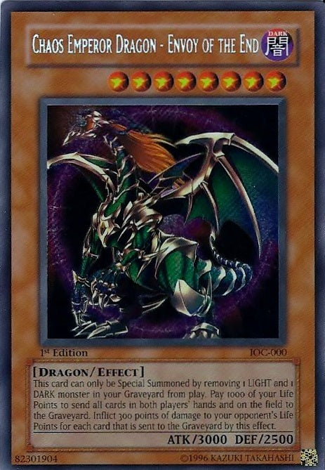 Chaos Emperor Dragon - Envoy of the End [IOC-000] Secret Rare | Chromatic Games