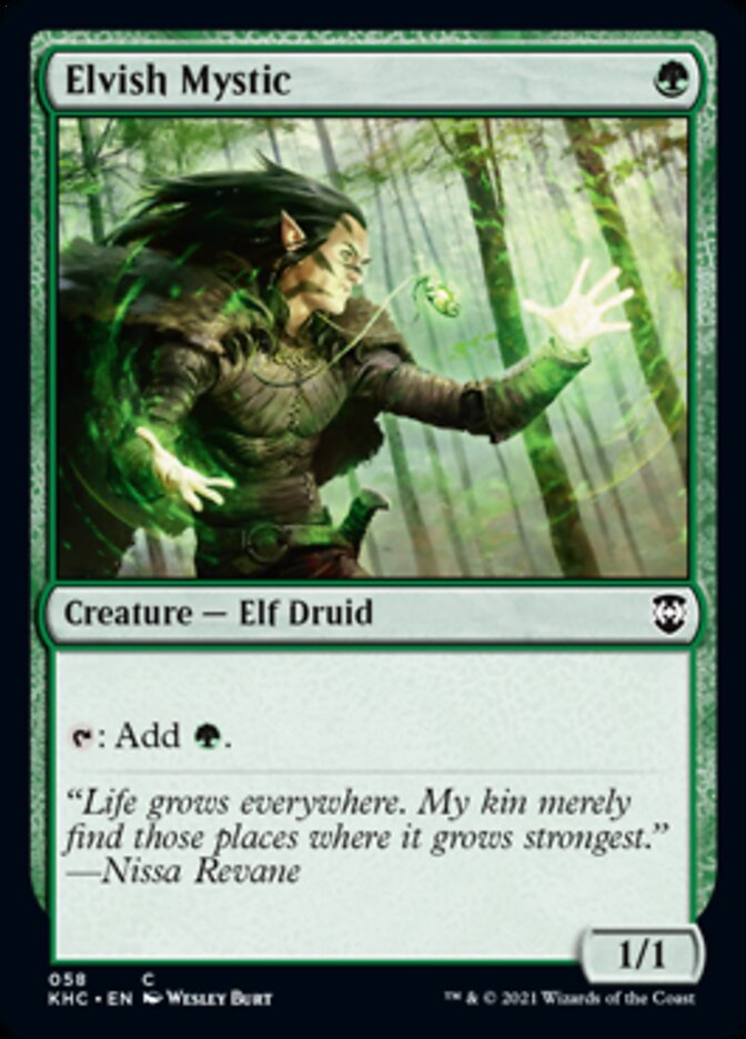 Elvish Mystic [Kaldheim Commander] | Chromatic Games