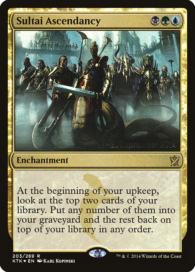 Sultai Ascendancy [Khans of Tarkir Prerelease Promos] | Chromatic Games