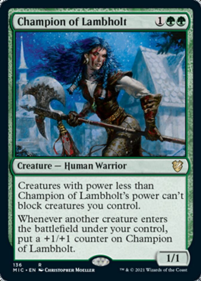 Champion of Lambholt [Innistrad: Midnight Hunt Commander] | Chromatic Games