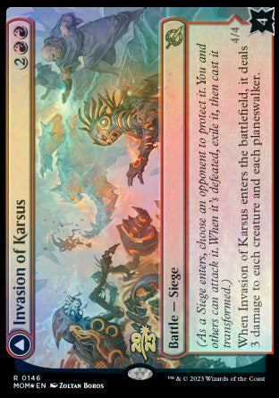 Invasion of Karsus // Refraction Elemental [March of the Machine Prerelease Promos] | Chromatic Games