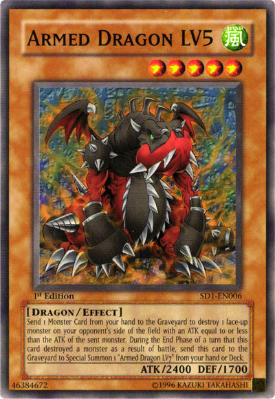 Armed Dragon LV5 [SD1-EN006] Common | Chromatic Games