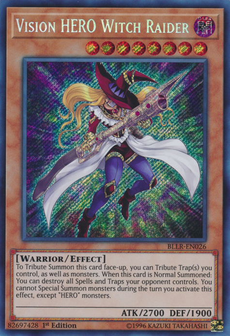 Vision HERO Witch Raider [BLLR-EN026] Secret Rare | Chromatic Games