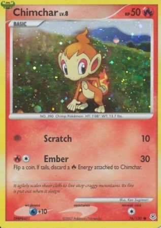 Chimchar (Cosmos Holo) [Miscellaneous Cards & Products] | Chromatic Games