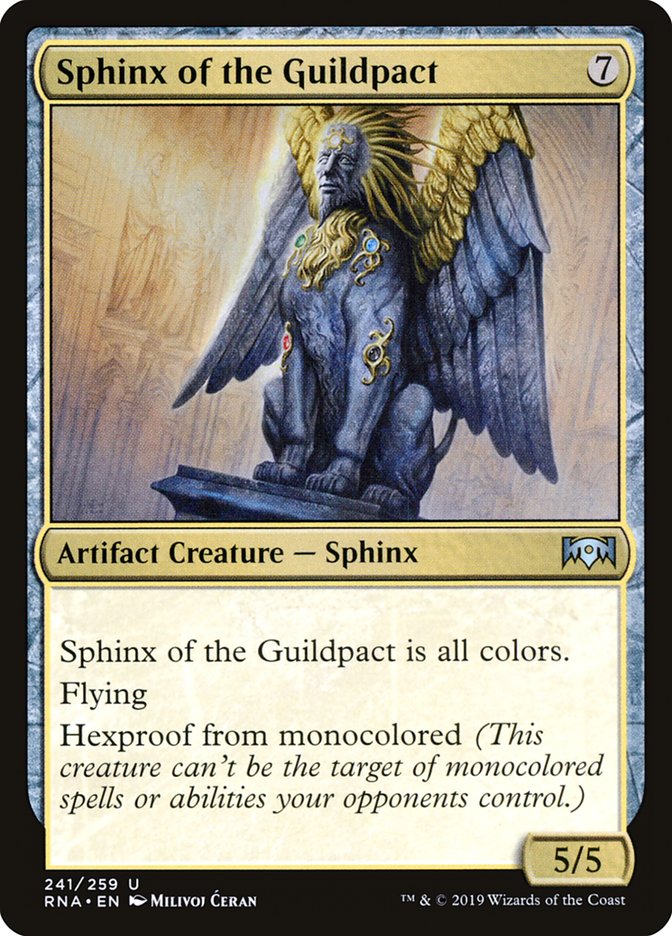 Sphinx of the Guildpact [Ravnica Allegiance] | Chromatic Games