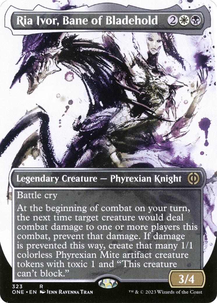 Ria Ivor, Bane of Bladehold (Borderless Ichor) [Phyrexia: All Will Be One] | Chromatic Games