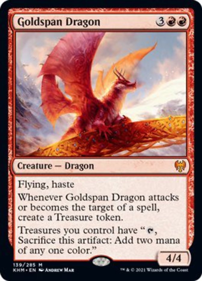 Goldspan Dragon [Kaldheim] | Chromatic Games