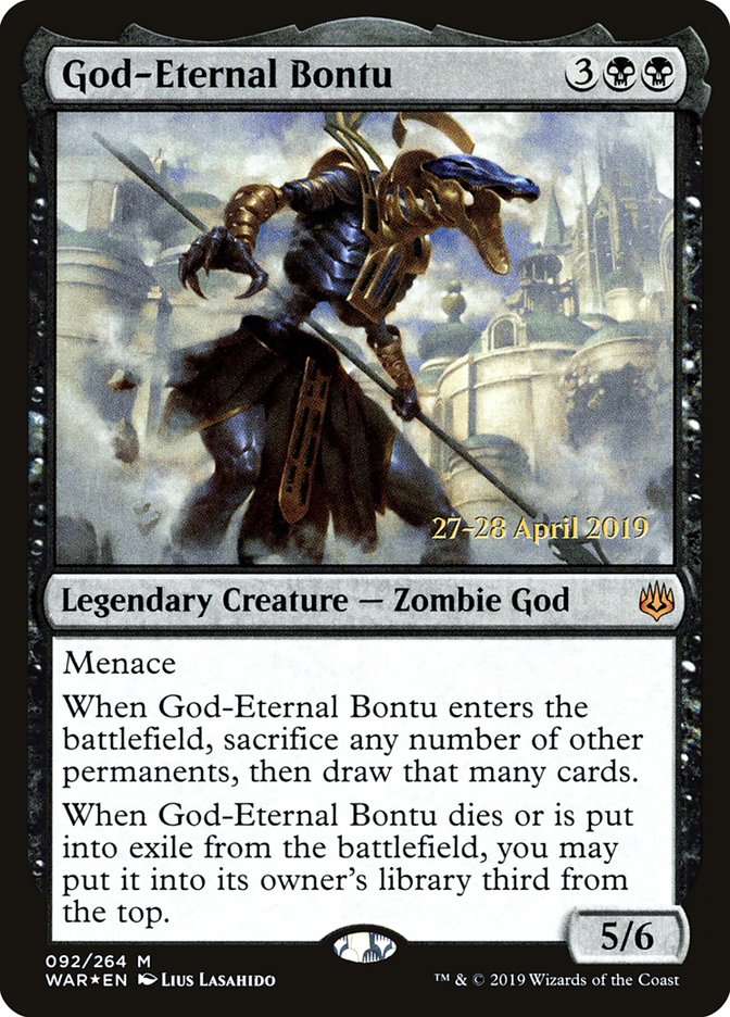 God-Eternal Bontu [War of the Spark Prerelease Promos] | Chromatic Games