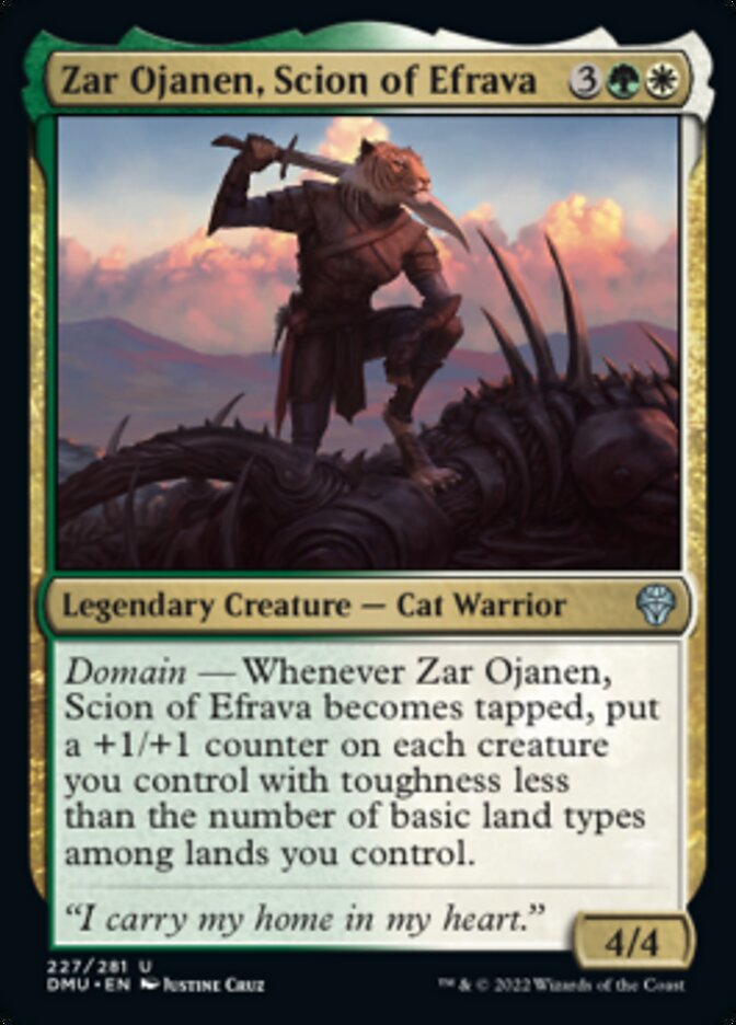 Zar Ojanen, Scion of Efrava [Dominaria United] | Chromatic Games