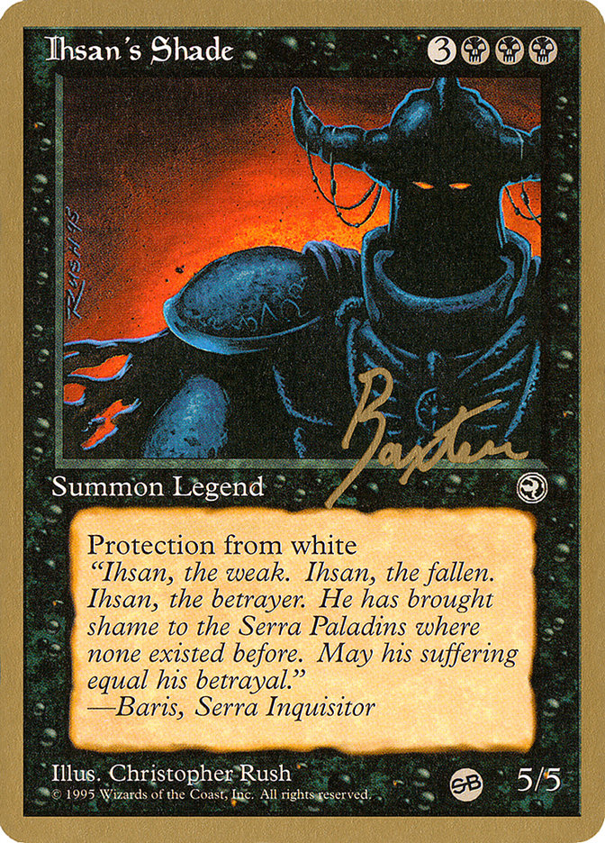 Ihsan's Shade (George Baxter) (SB) [Pro Tour Collector Set] | Chromatic Games