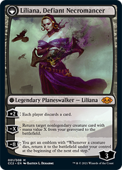 Liliana, Heretical Healer // Liliana, Defiant Necromancer [Commander Collection: Black] | Chromatic Games