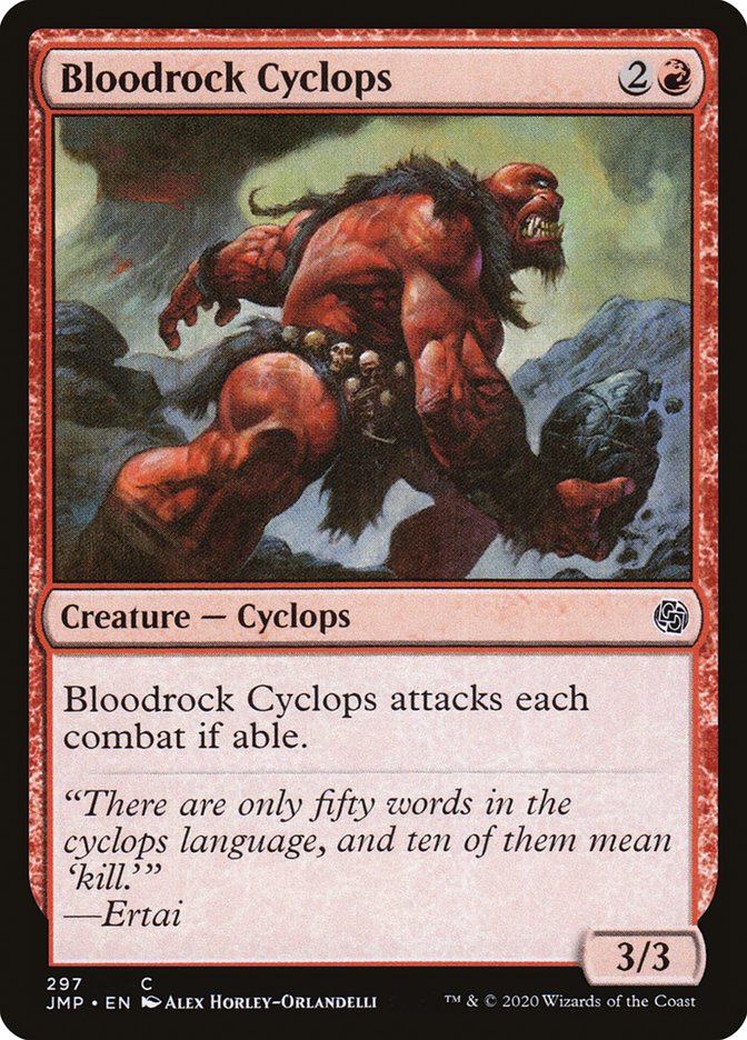 Bloodrock Cyclops [Jumpstart] | Chromatic Games