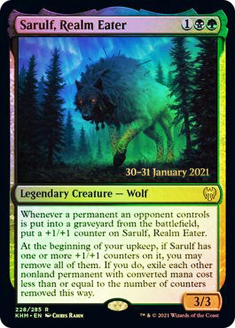 Sarulf, Realm Eater [Kaldheim Prerelease Promos] | Chromatic Games