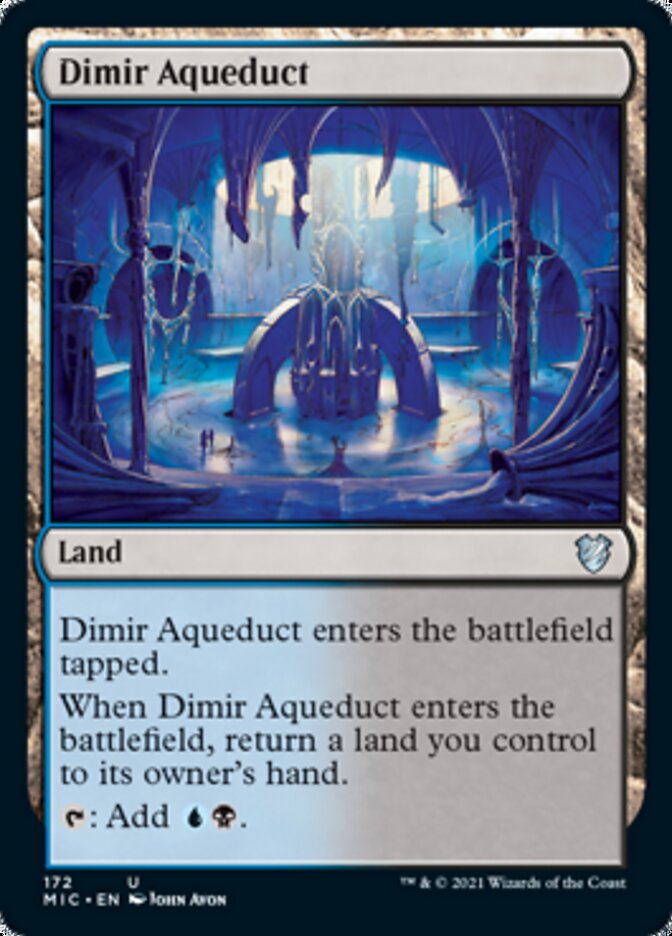 Dimir Aqueduct [Innistrad: Midnight Hunt Commander] | Chromatic Games