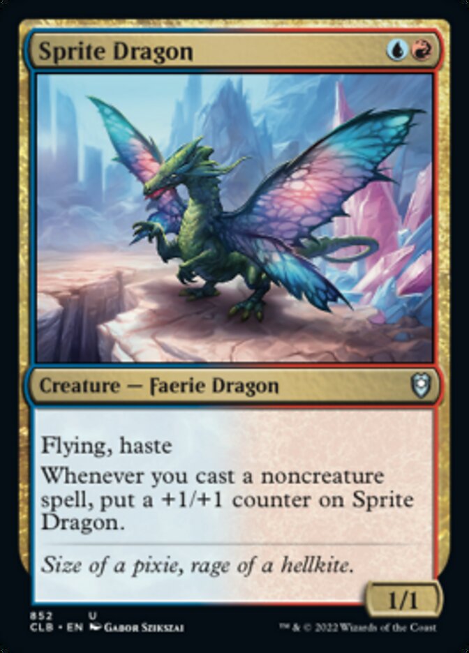 Sprite Dragon [Commander Legends: Battle for Baldur's Gate] | Chromatic Games