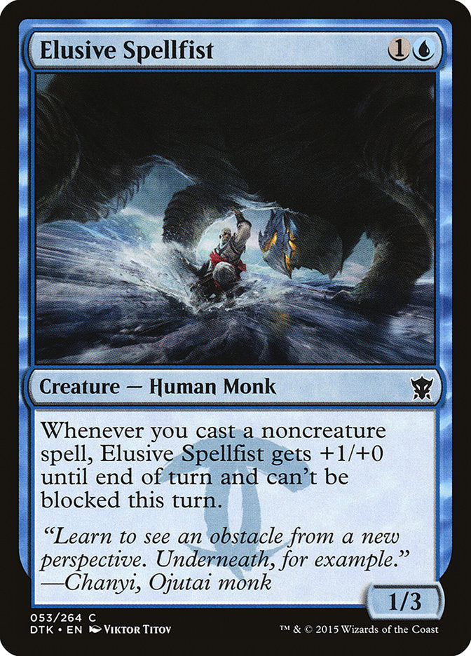 Elusive Spellfist [Dragons of Tarkir] | Chromatic Games