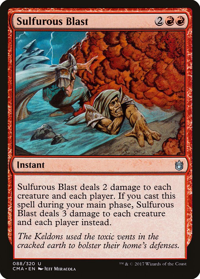 Sulfurous Blast [Commander Anthology] | Chromatic Games