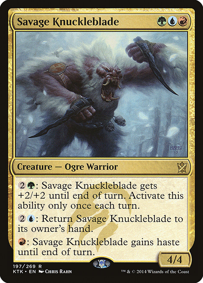 Savage Knuckleblade [Khans of Tarkir] | Chromatic Games