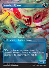 Thing in the Ice // Awoken Horror (Borderless Alternate Art) [Regional Championship Qualifiers 2023] | Chromatic Games