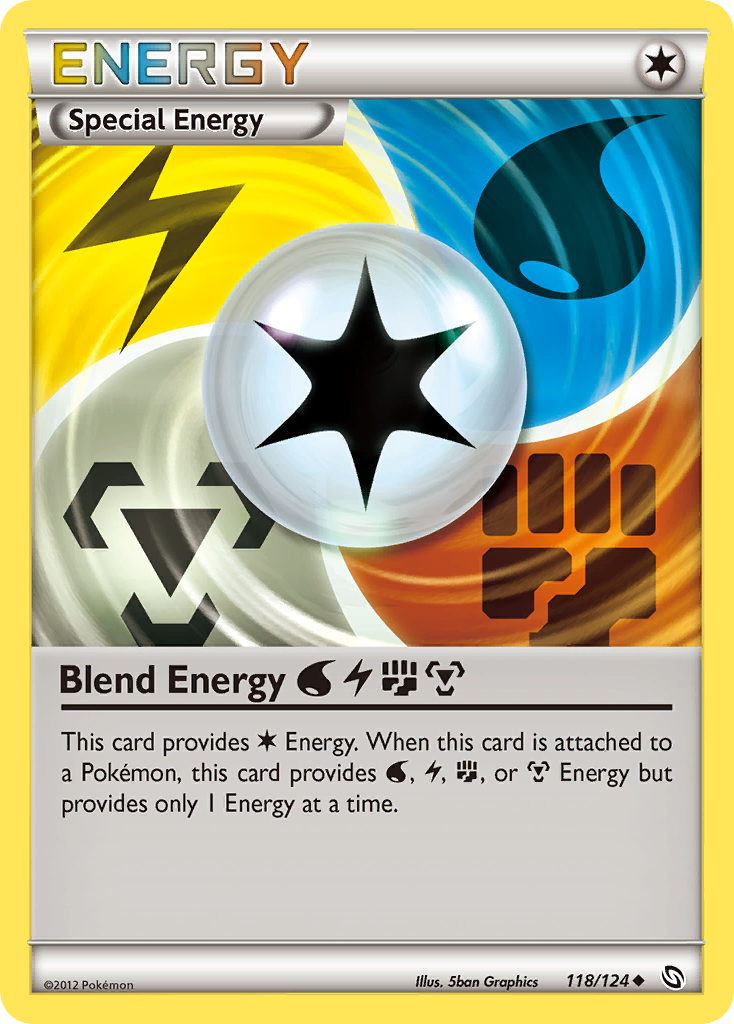 Blend Energy WaterLightningFightingMetal (118/124) [Black & White: Dragons Exalted] | Chromatic Games