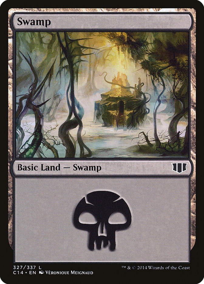 Swamp (327) [Commander 2014] | Chromatic Games