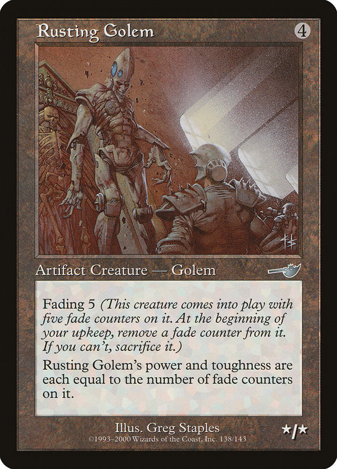 Rusting Golem [Nemesis] | Chromatic Games