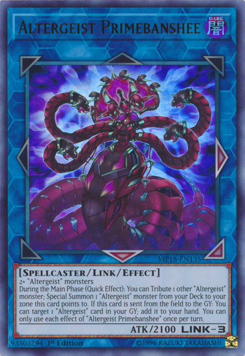 Altergeist Primebanshee [MP18-EN135] Ultra Rare | Chromatic Games