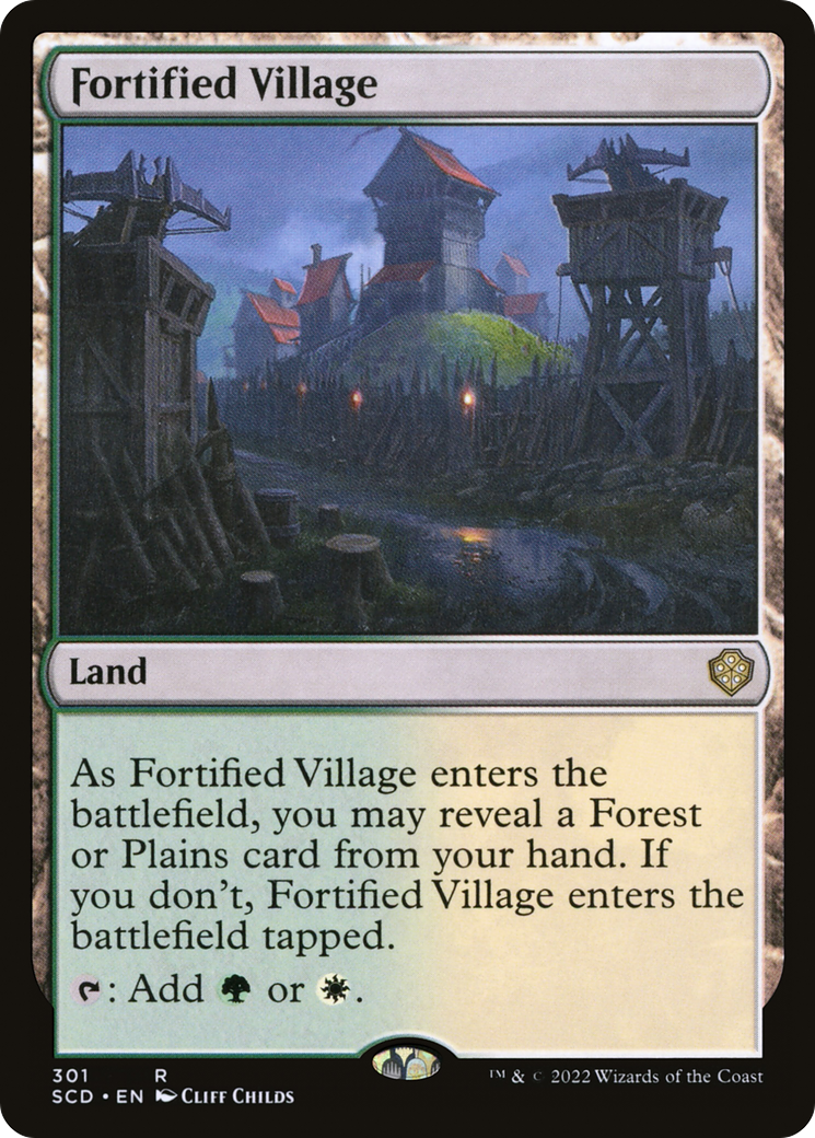 Fortified Village [Starter Commander Decks] | Chromatic Games