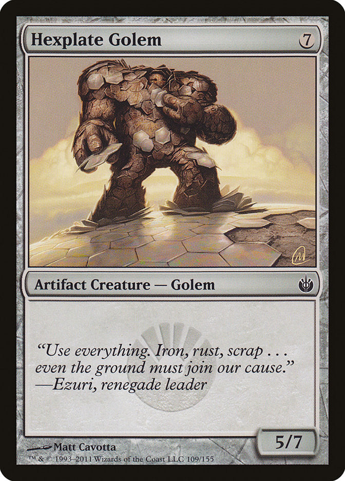 Hexplate Golem [Mirrodin Besieged] | Chromatic Games