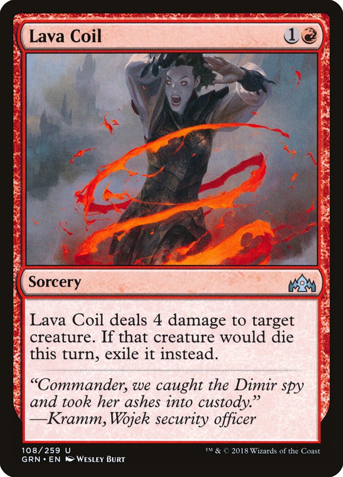 Lava Coil [Guilds of Ravnica] | Chromatic Games