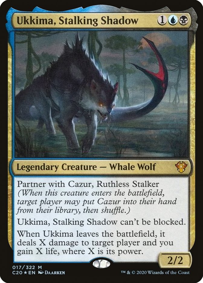 Ukkima, Stalking Shadow [Commander 2020] | Chromatic Games